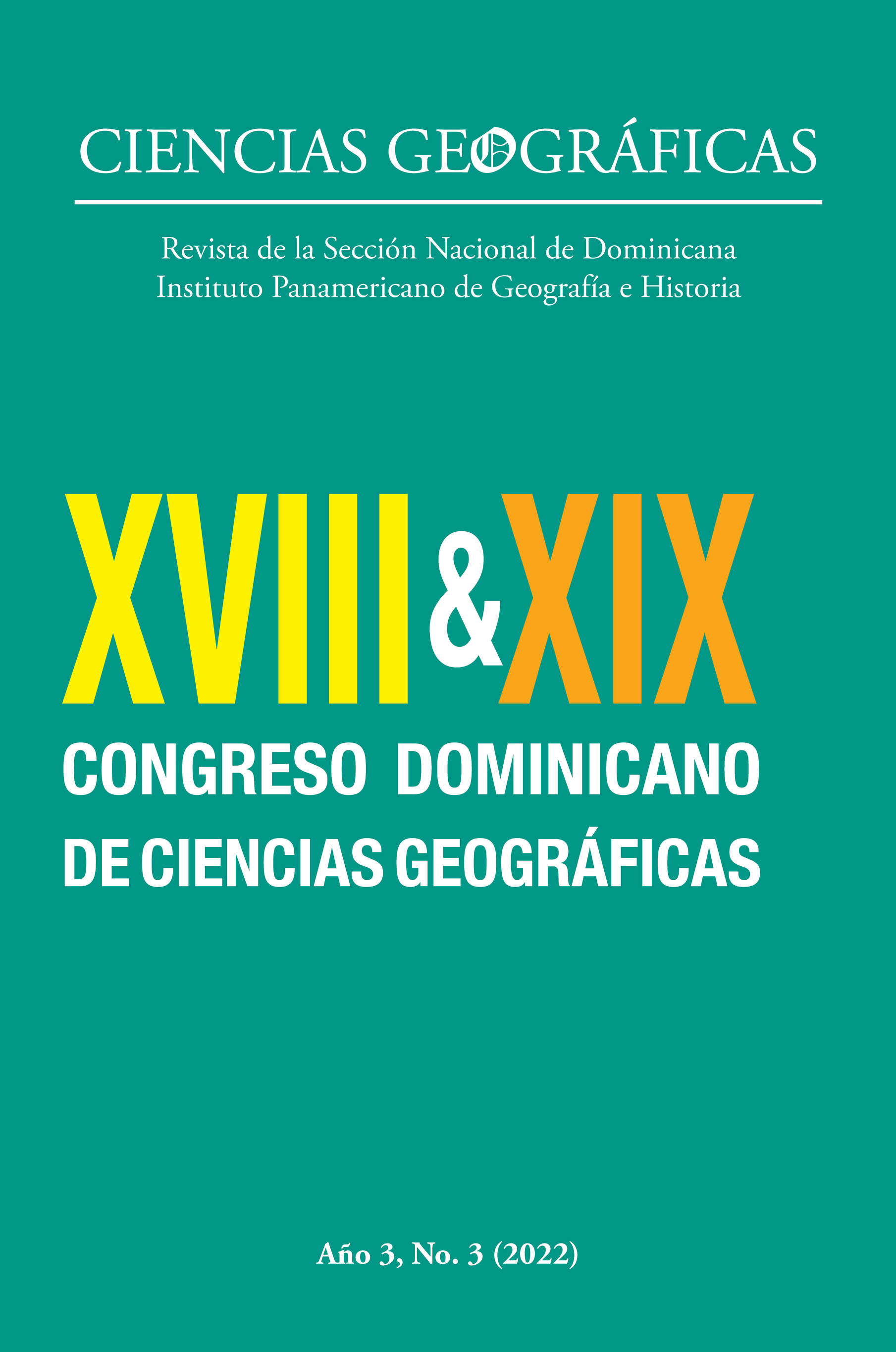 Revista ciencias geográficas 2022
