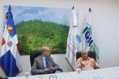 Firma de Convenio entre el Instituto Geográfico Nacional “José Joaquín Hungría Morell” y el Consejo Nacional para el Cambio Climático y Mecanismo de Desarrollo Limpio