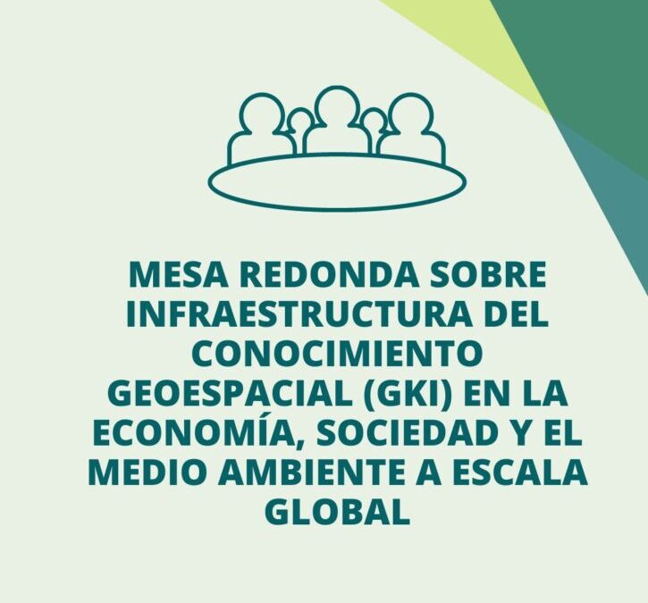 El IGN-JJHM participó en la Mesa Redonda sobre Infraestructura del conocimiento Geoespacial (GKI) en la economía, sociedad y  el medio ambiente a escala global