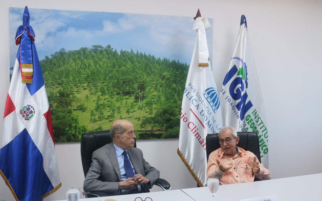 Firma de Convenio entre el Instituto Geográfico Nacional “José Joaquín Hungría Morell” y el Consejo Nacional para el Cambio Climático y Mecanismo de Desarrollo Limpio