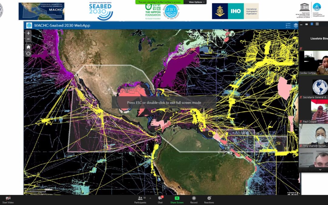 EL IGN-JJHM se incorpora al proyecto Seabed 2030 propulsado por el IPGH y la Fundación Nippon.