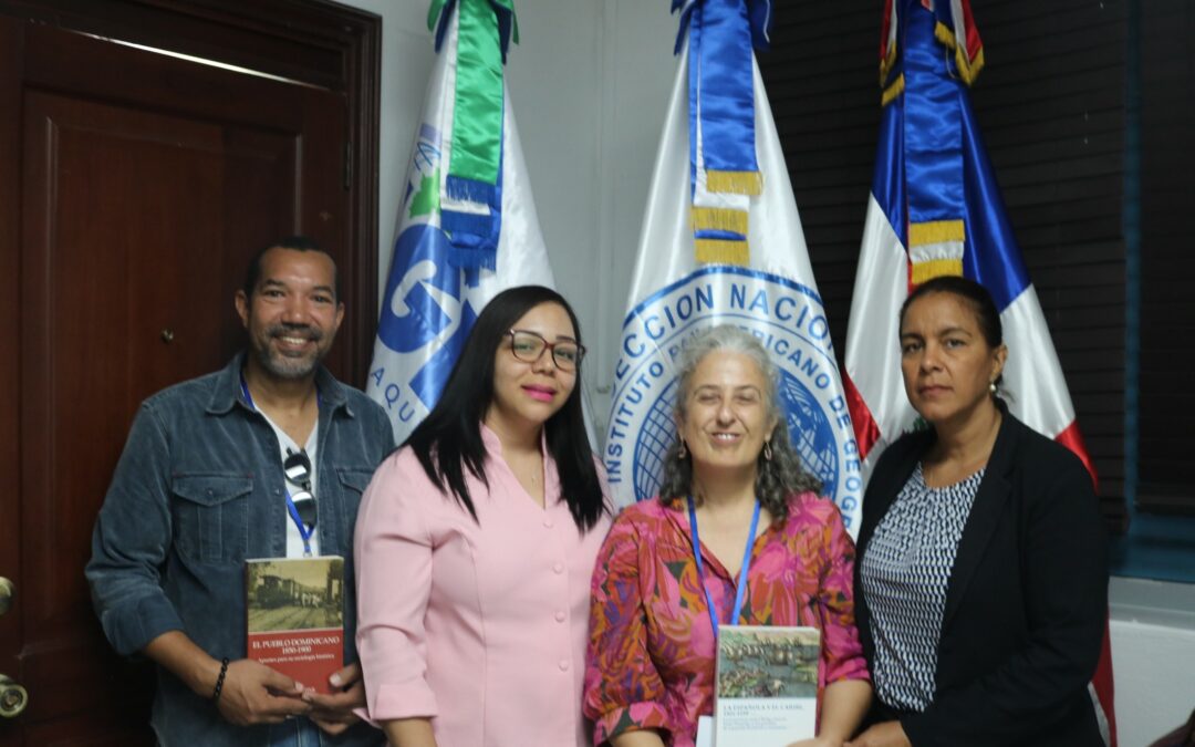 Visita de la Dra. Péné – Annette y Yonkers Garces Pichardo al IGN-JJHM e IPGH