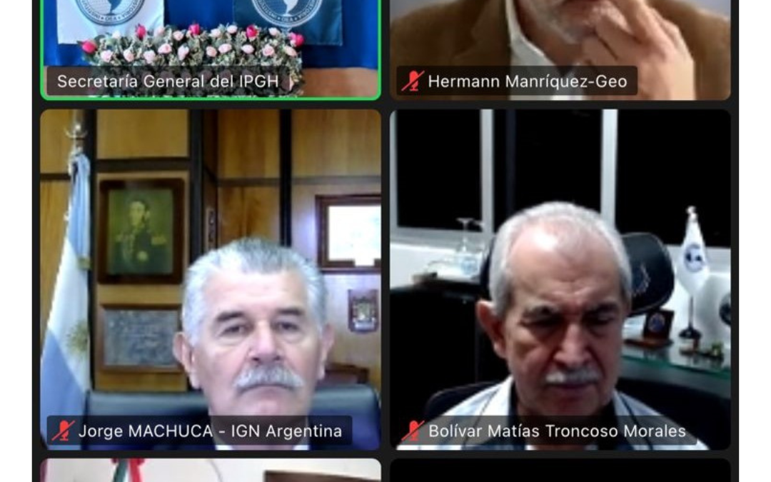 Lic. Bolívar Troncoso Morales participa en la celebración del 97º aniversario del Instituto Panamericano de Geografía e Historia (IPGH)