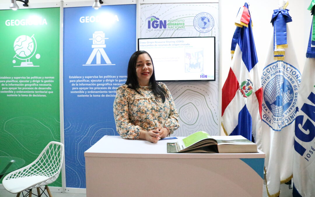 La Sección Nacional Dominicana del IPGH y el IGN-JJHM participan en la XIII Feria Semana de la Geografía 2025